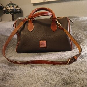 Dooney & Bourke Brown Leather Satchel